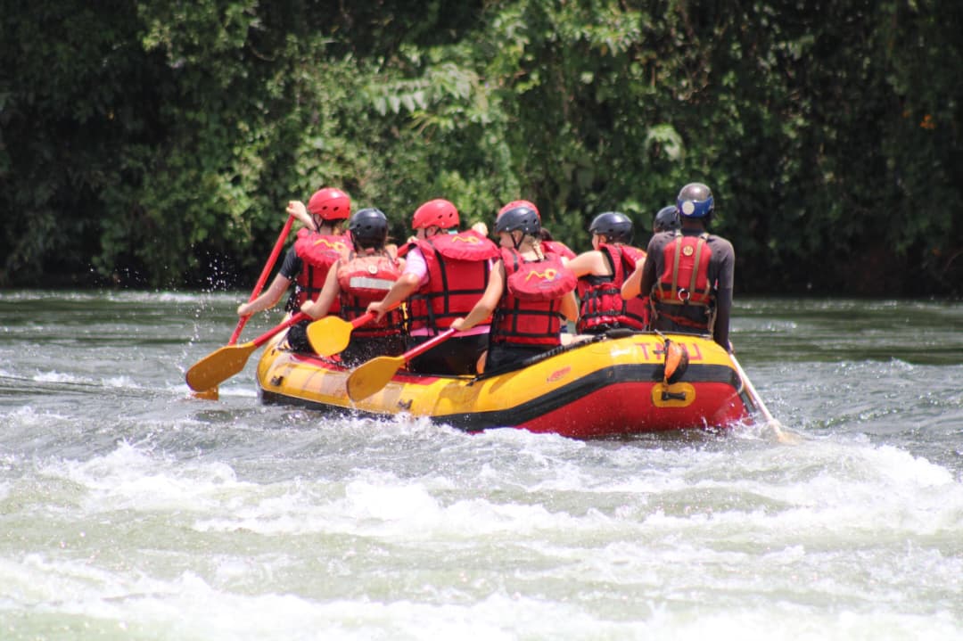 White water rafting on the Nile